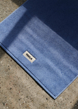 Solid Bath Mat — Clear Blue
