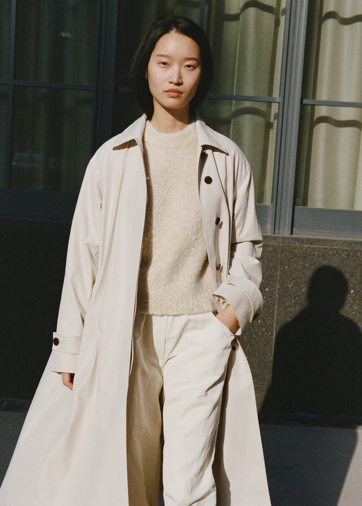 Mock Neck Alpaca Sweater