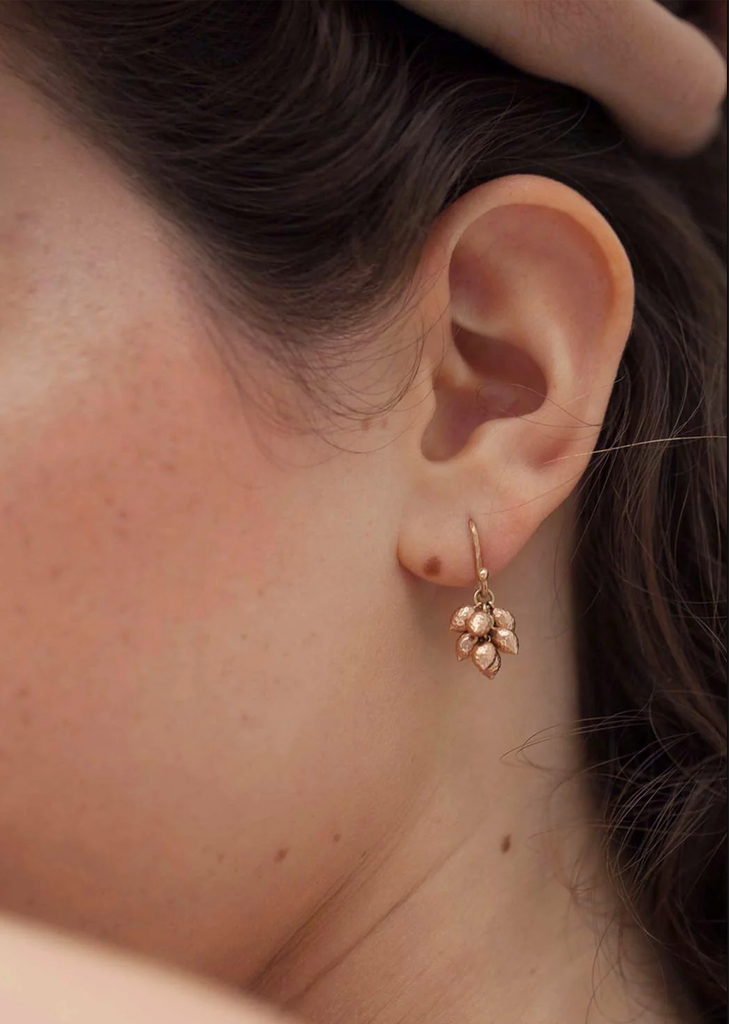 Sea Kale Seed Earrings
