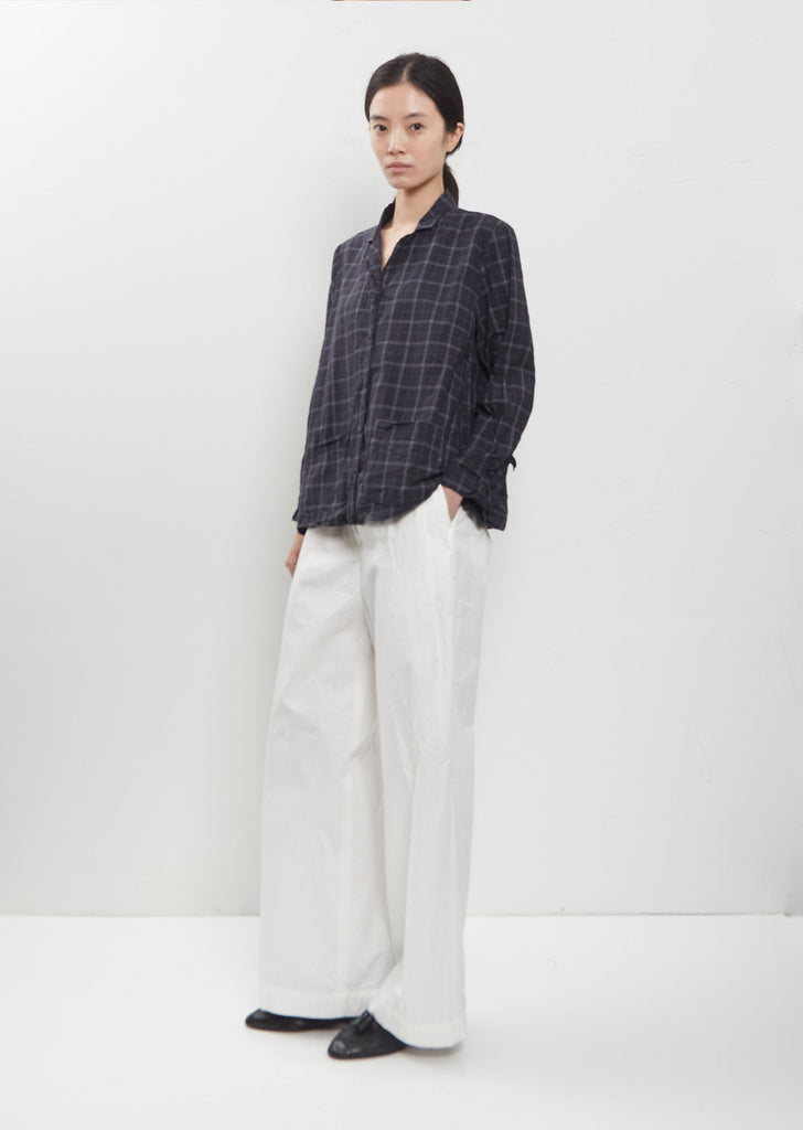 Jenny Cotton Shirt — Window Check