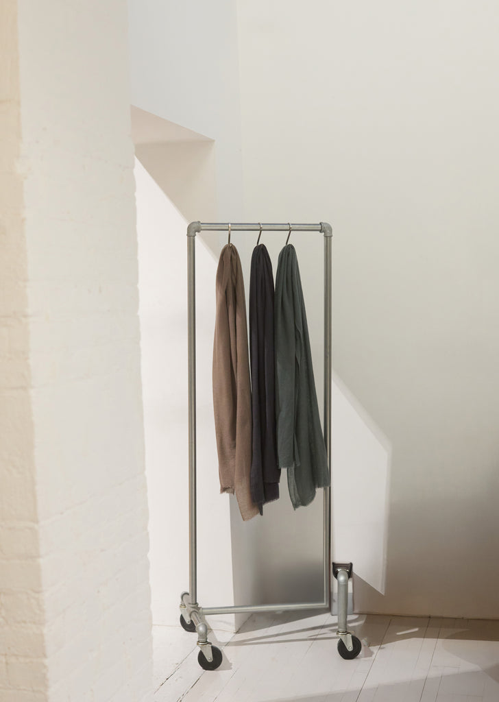 Ring Cashmere Stole — Moonless Night