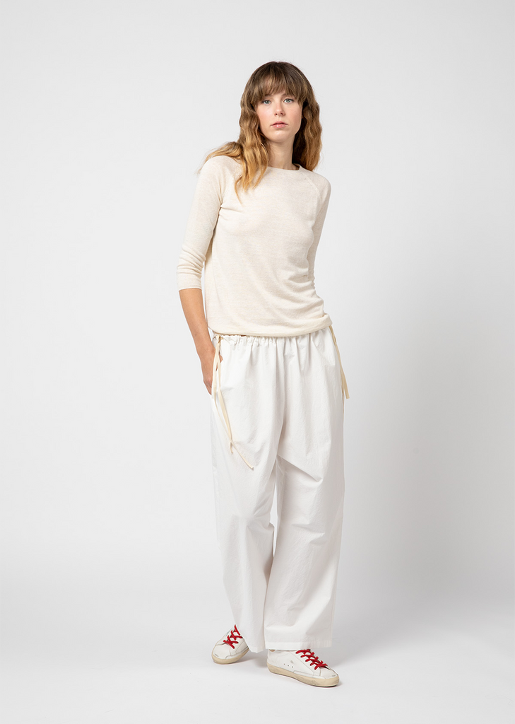 Linen Silk 3/4 Knit Sweater