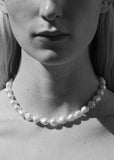 Simple Baroque Pearl Collar 15"