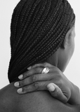 Stacking Silver Rings, Set of Three