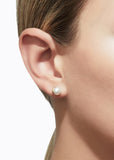 Half Pearl Earring 45°