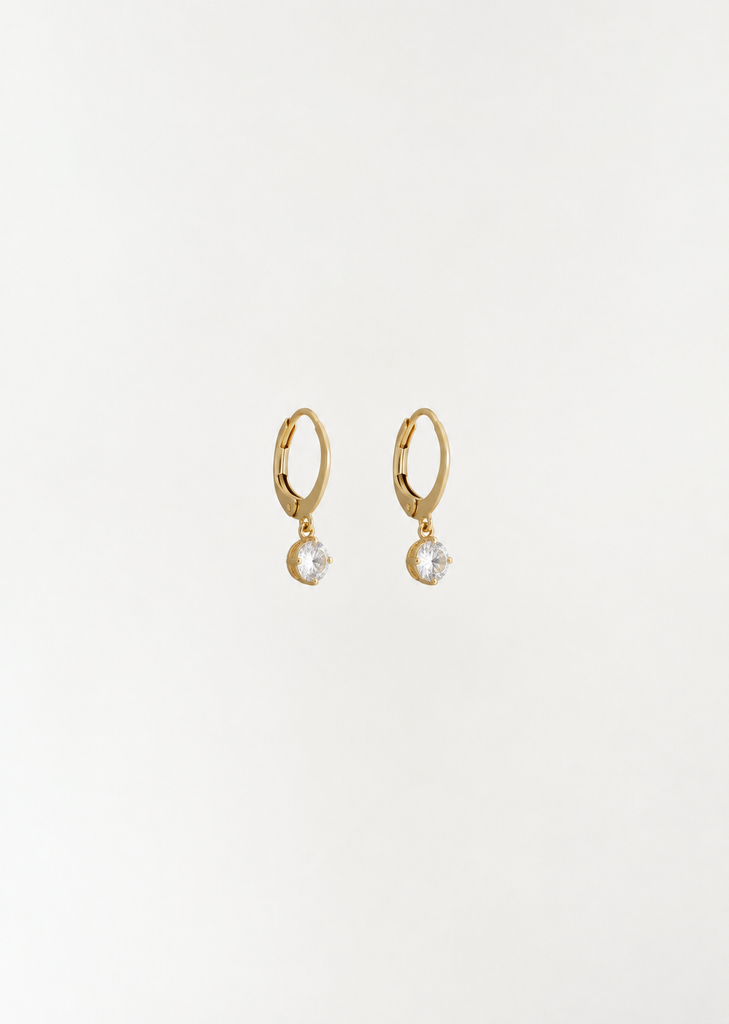 Phantome Momo White Diamonds Earrings