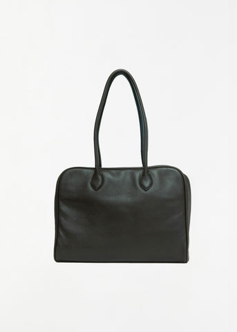 Soft Bowling Leather Bag, Medium
