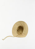 Wide Brim Cotton Linen Plain Hat