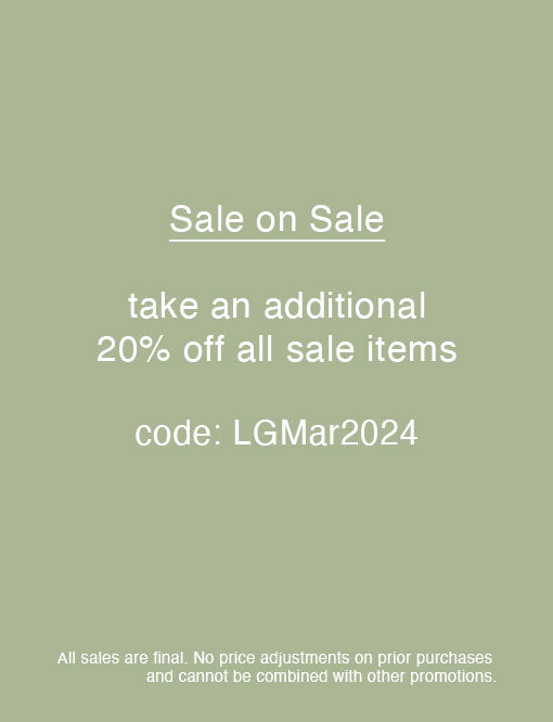 Sale-on-Sale — Take 20% Off All Sale Items