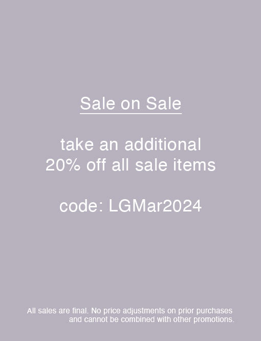 Sale-on-Sale — Take 20% Off All Sale Items