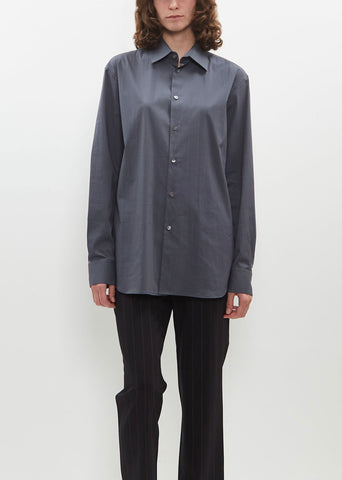 Slim Long Shirt — Dark Grey