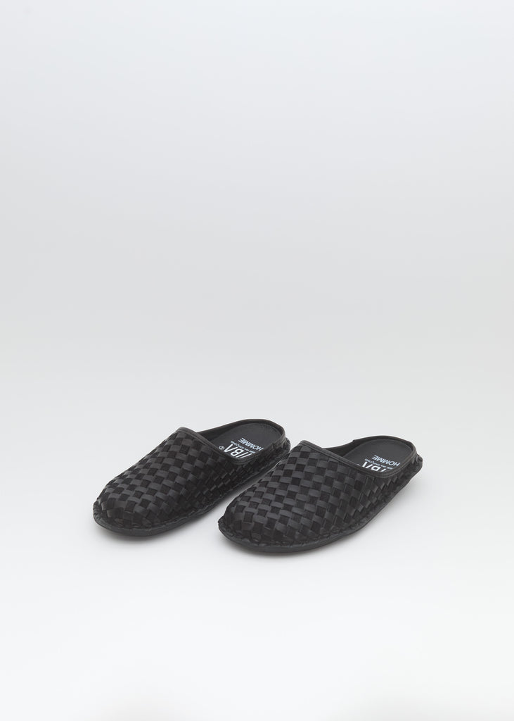 x VIBAe Roma Woven Leather Mule