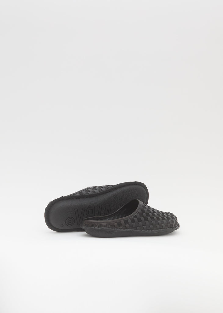 x VIBAe Roma Woven Leather Mule