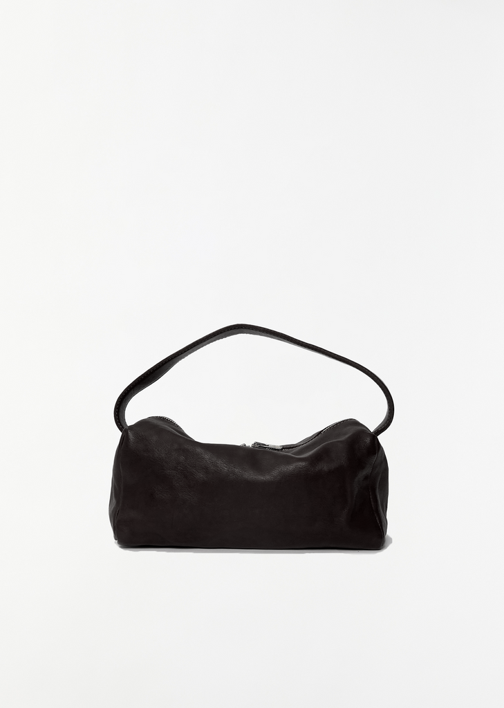 Handle Bag, Small — Dark Brown
