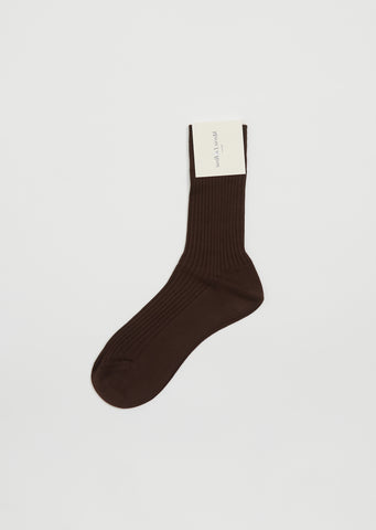 Bio Organic Cotton Socks — Dark Brown