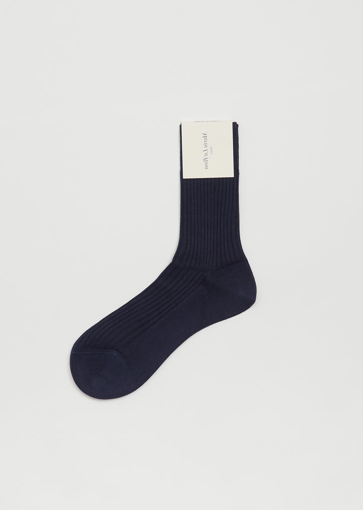 Bio Organic Cotton Socks — Navy