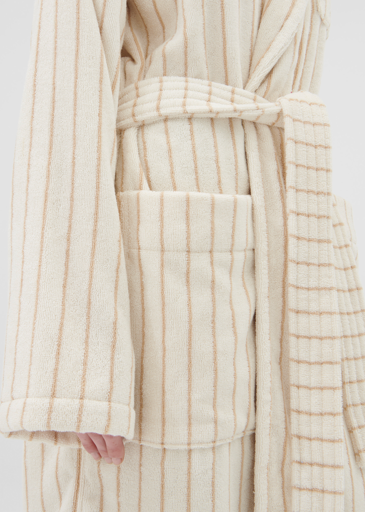 Striped Classic Bathrobe — Sienna Stripes