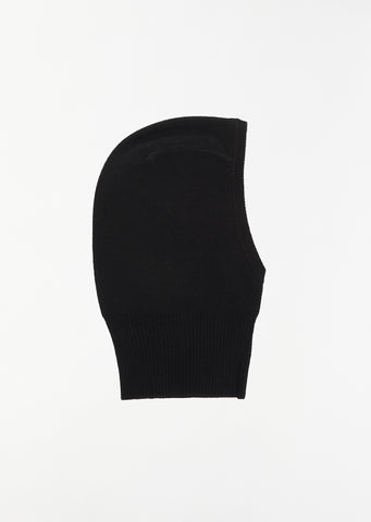 Cathy Cashmere Knitted Balaclava — Black