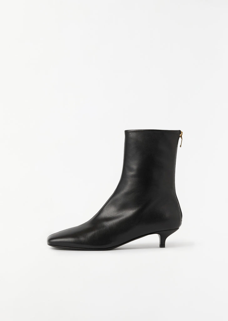 Leather Day Ankle Boots