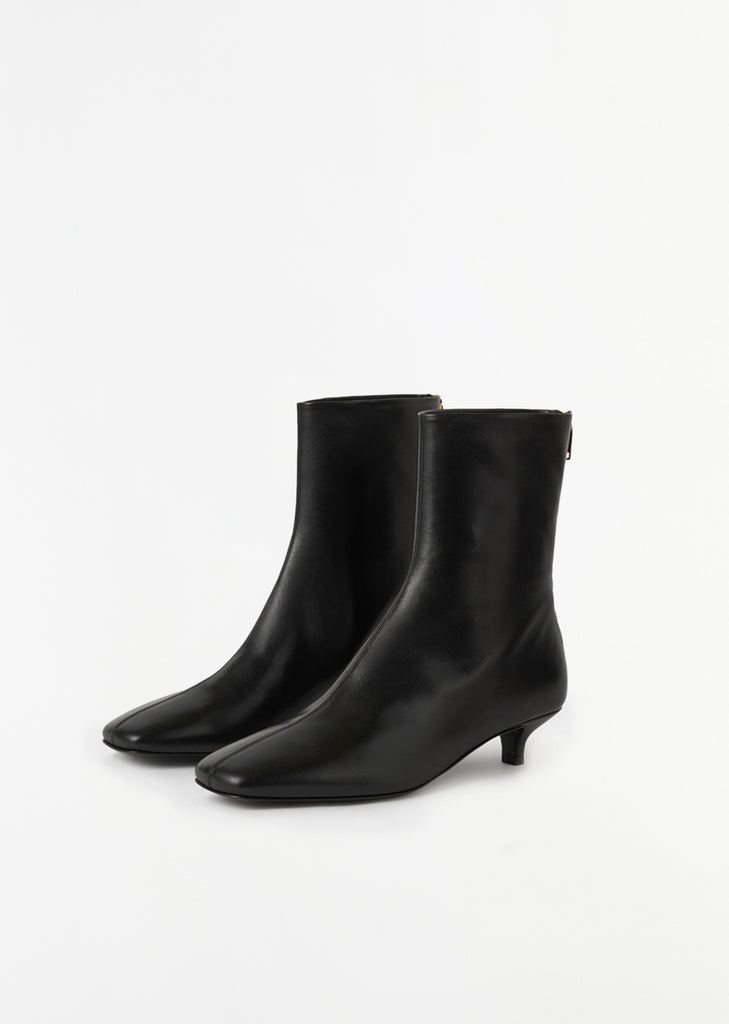 Leather Day Ankle Boots
