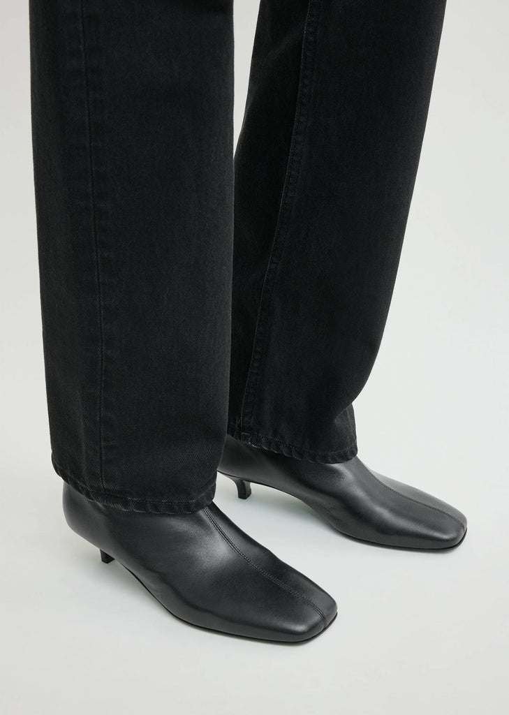 Leather Day Ankle Boots