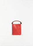 Crisp Leather Bag — Red