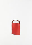 Crisp Leather Bag — Red