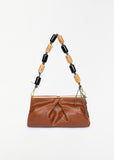 Folded Leather Crisp Bag