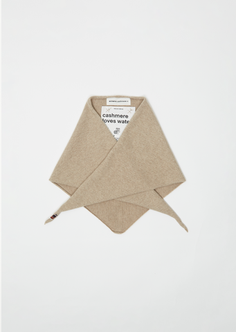 n°35 Bandana Stretch Cashmere Scarf — Oat