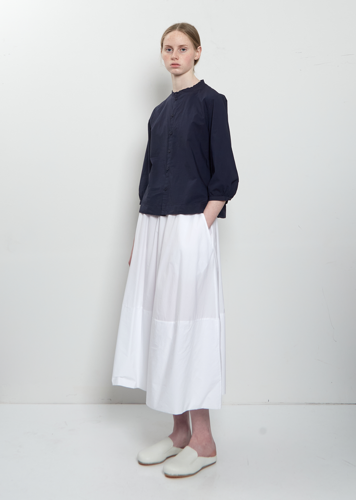 Micra Sushi Light Poplin Blouse — Atlantic