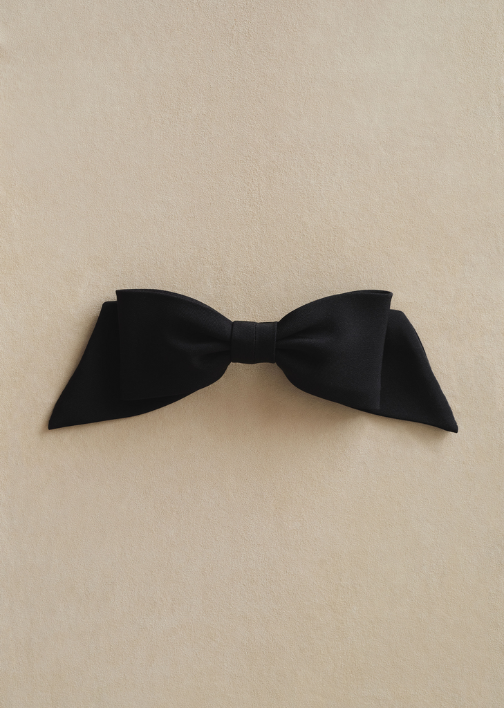 Elegant Bow — Black