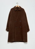 Alpaca Blend Pile Trench Coat