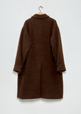 Alpaca Blend Pile Trench Coat