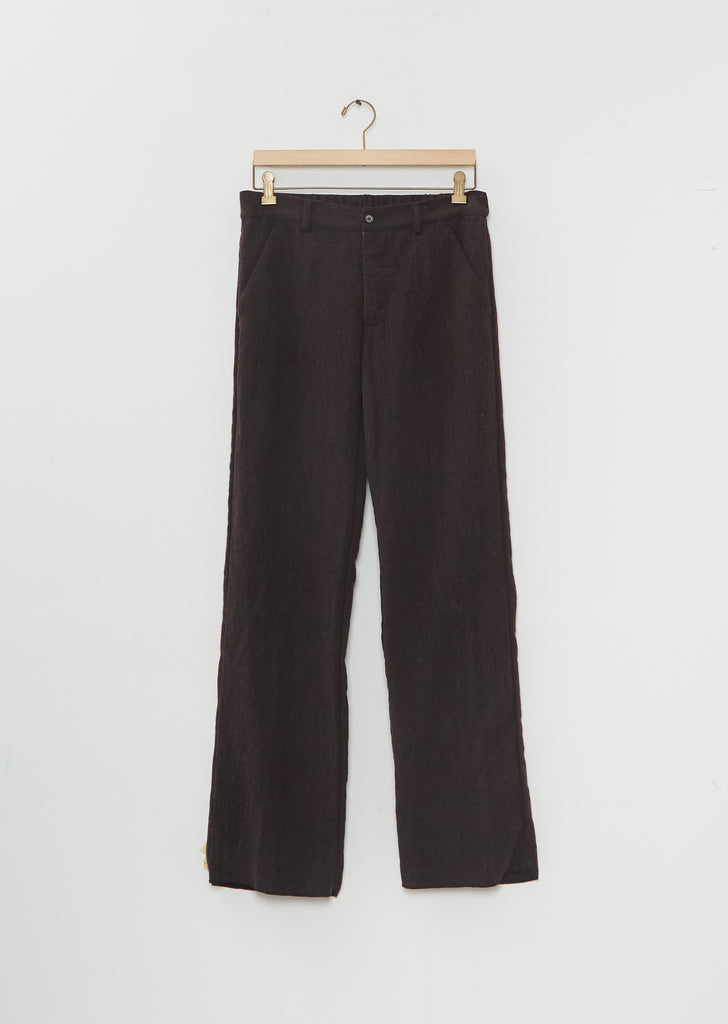 Andrew Wool Pants — Brown