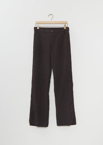 Andrew Wool Pants — Brown