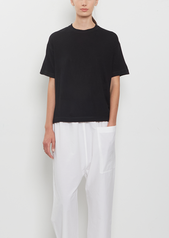 Marta Ultrafine Merino S/S T-Shirt — Black