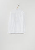 Luca Poplin Shirt — White