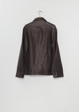 Peter Leather Jacket — Brown