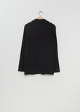 Pleated Basic Jacket — Black
