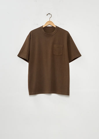 Cotton Jersey T-Shirt — Brown