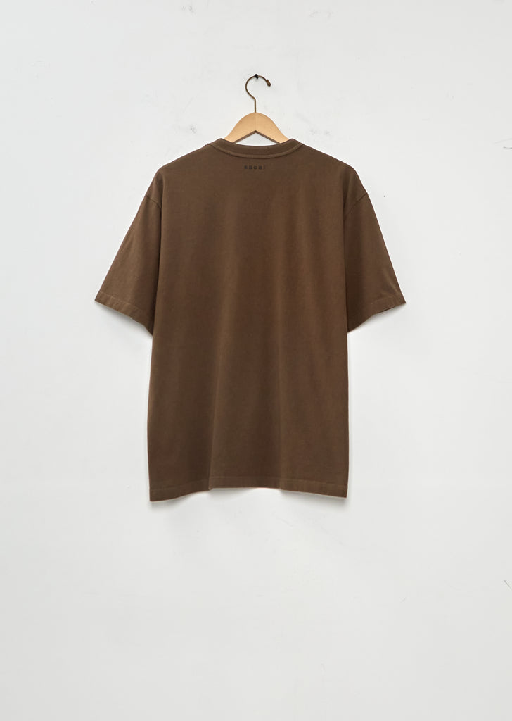 Cotton Jersey T-Shirt — Brown