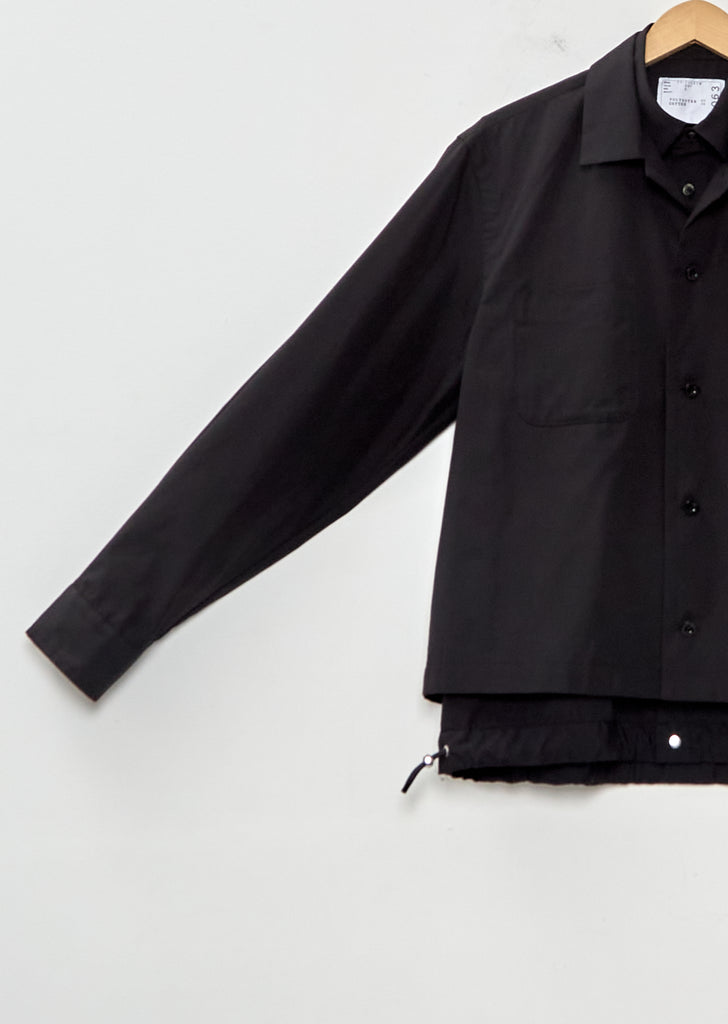 Poplin Double Shirt Jacket