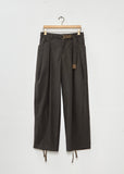 Cotton Typewriter Pants — Dark Khaki