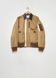 Leather Collar Blouson