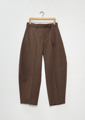 Belted Suiting Pants