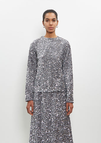 Shine Velvet Penni Top