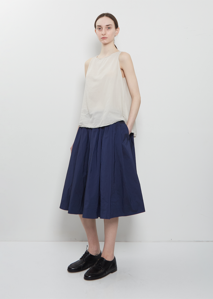 Light Cotton Tank Top — Pebble