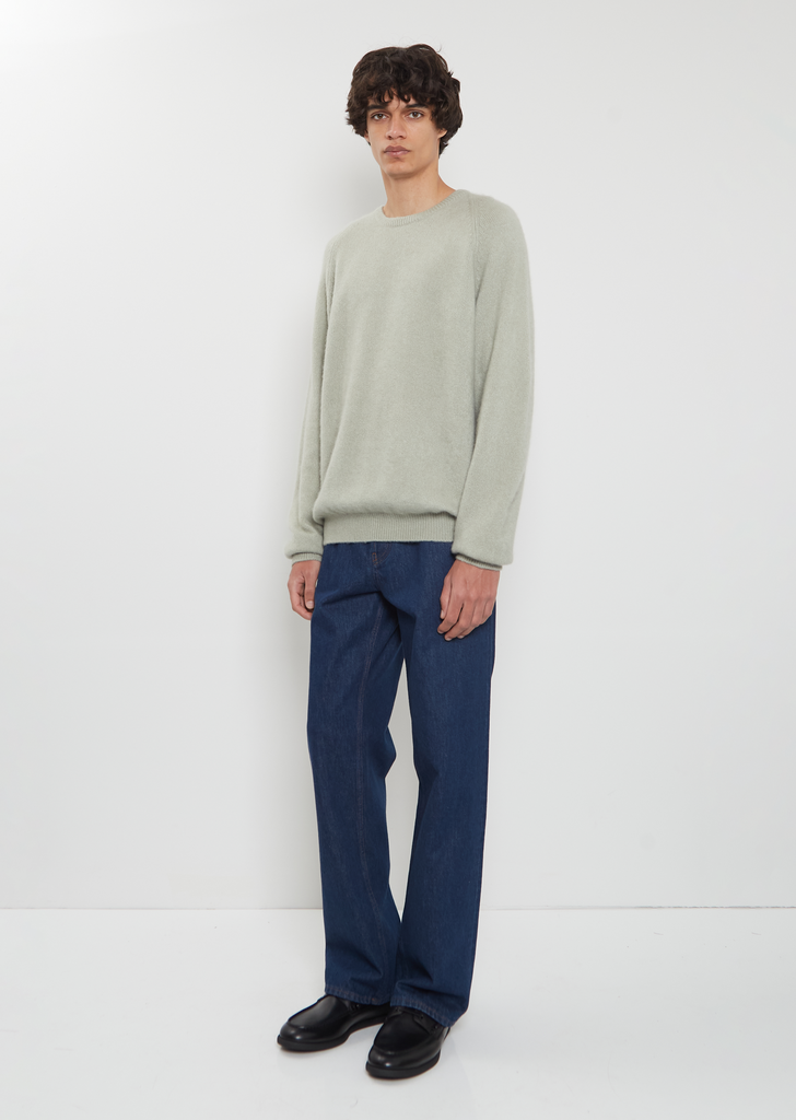 BF R-Neck Cashmere Silk Sweater