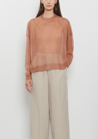 Balloon Sweater — Light Brown