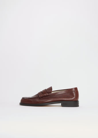 Soft Leather Loafer — Brown